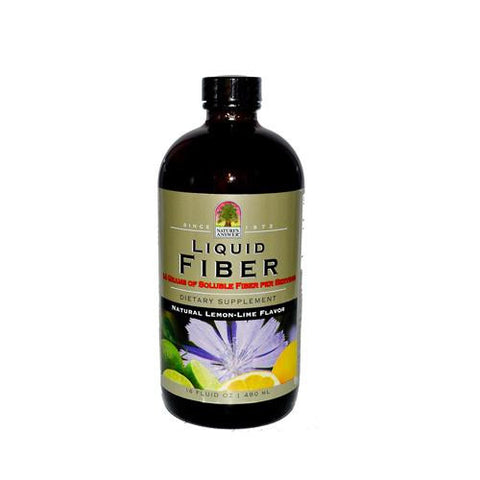 Nature's Answer Liquid Fiber Natural Lemon - Lime Flavor - 16 Fl Oz