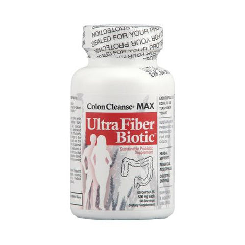 Health Plus Colon Cleanse Max Ultra Fiber Biotic - 500 Mg - 60 Capsules