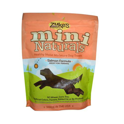 Zuke's Mini Naturals Dog Treats Salmon - 6 Oz