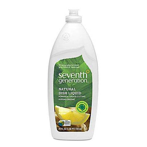 Seventh Generation Dish Liquid - Fresh Citrus And Ginger - 25 Oz - Case Of 12