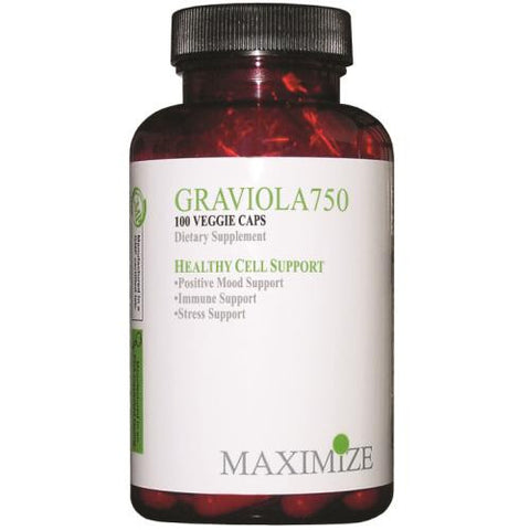 Maximum International Graviola750 - 100 Vegetarian Capsules