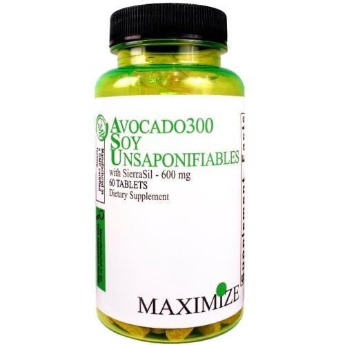 Maximum International Avocado 300 Soy Unsaponifiables With Sierrasil - 600 Mg - 60 Tablets