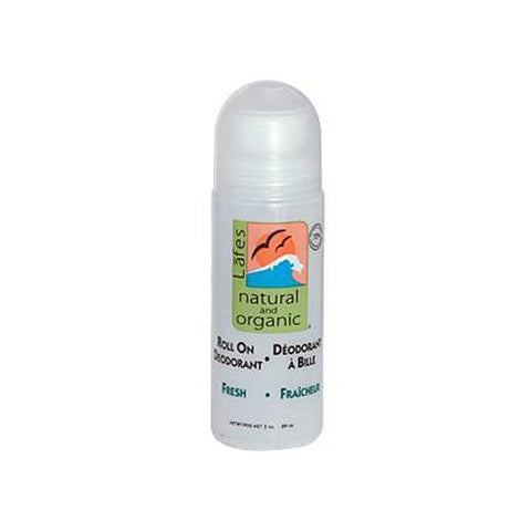 Lafe's Natural And Organic Roll On Deodorant Fresh - 3 Oz