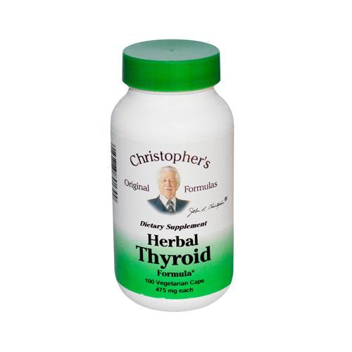 Dr. Christopher's Herbal Thyroid - 475 Mg - 100 Vegetarian Capsules