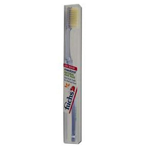 Fuchs Adult Medium Medoral Natural Duo Plus Toothbrush - 1 Toothbrush - Case Of 10