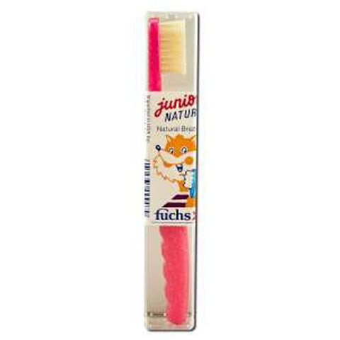 Fuchs Junior Natur Natural Bristle Child Medium Toothbrush - 1 Toothbrush - Case Of 10