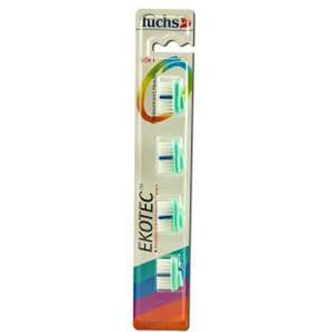 Fuchs Ekotec Soft Replacement Heads - 4 Toothbrushes