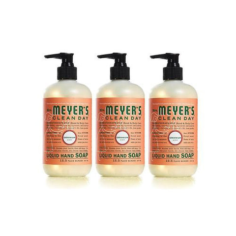 Mrs. Meyer's Liquid Hand Soap - Geranium - Case Of 6 - 12.5 Oz