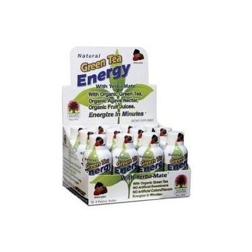 Nature's Answer Green Tea Energy Display Center Case - Case Of 12 - 2 Oz