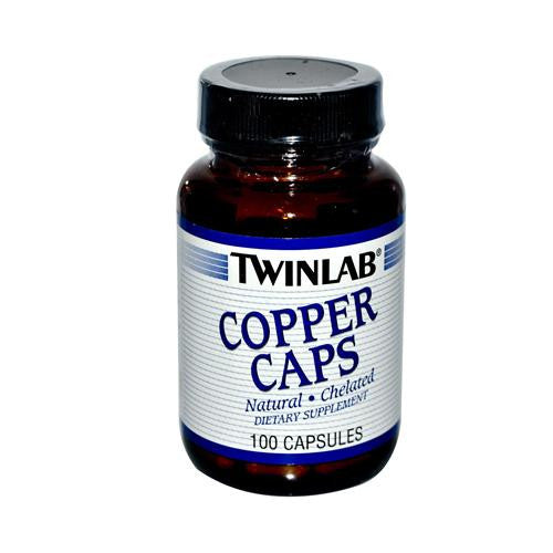 Twinlab Copper Caps - 2 Mg - 100 Capsules