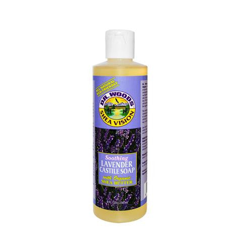 Dr. Woods Shea Vision Pure Castile Soap Lavender With Organic Shea Butter - 8 Fl Oz