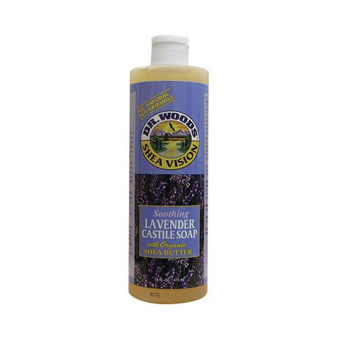 Dr. Woods Shea Vision Pure Castile Soap Lavender With Organic Shea Butter - 16 Fl Oz