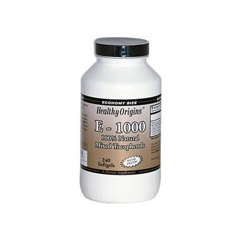 Healthy Origins E-1000 - 1000 Iu - 240 Softgels