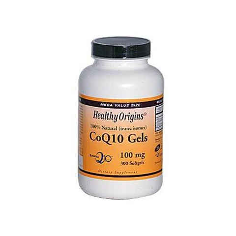 Healthy Origins Coq10 Gels - 100 Mg - 300 Softgels