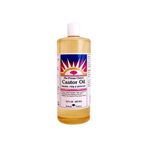Heritage Products Castor Oil Hexane Free - 32 Fl Oz