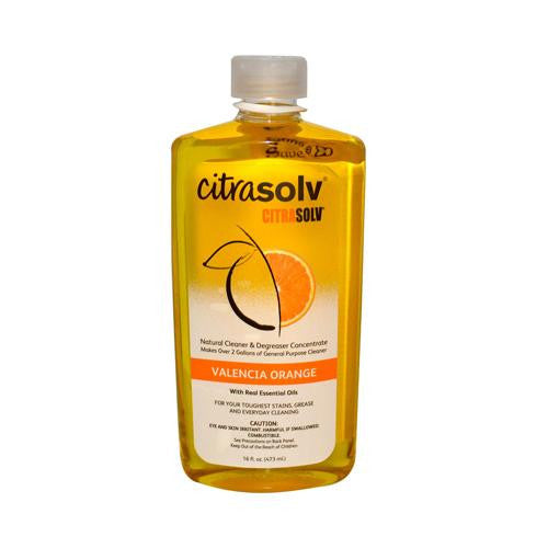 Citrasolv Natural Cleaner And Degreaser Concentrate - Valencia Orange - 16 Oz