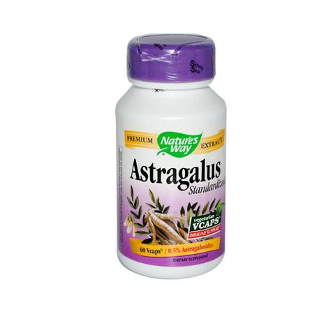 Nature's Way Astragalus Standardized - 60 Vegetarian Capsules