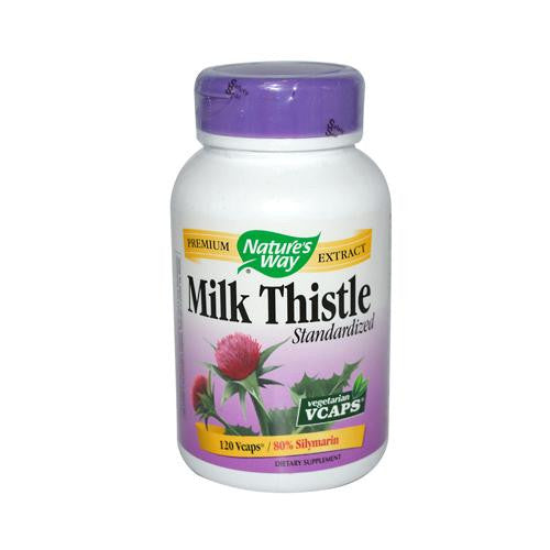 Nature's Way Milk Thistle Standardized - 120 Vegetarian Capsules