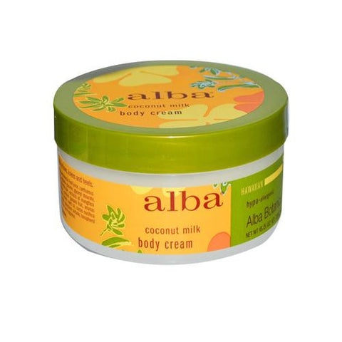 Alba Botanica Hawaiian Body Cream Coconut Milk - 6.5 Oz