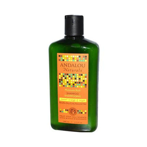 Andalou Naturals Moisture Rich Shampoo Argan And Sweet Orange - 11.5 Fl Oz