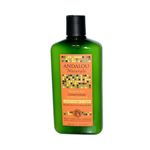 Andalou Naturals Moisture Rich Conditioner Argan And Sweet Orange - 11.5 Fl Oz