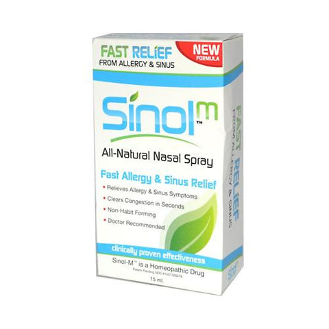 Sinol Sinol-m Homeopathic Allergy And Sinus Relief - 15 Ml