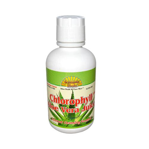 Dynamic Health Liquid Chlorophyll With Aloe Vera Juice Spearmint - 16 Fl Oz