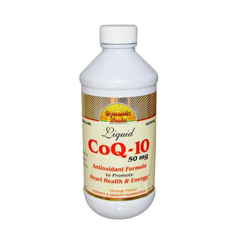 Dynamic Health Coq-10 Liquid Orange - 50 Mg - 8 Fl Oz