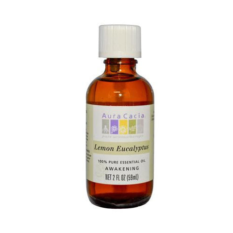 Aura Cacia Essential Oil Lemon Eucalyptus - 2 Fl Oz