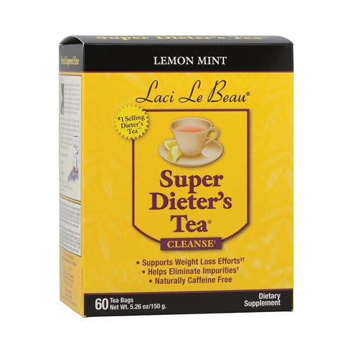 Laci Le Beau Super Dieter's Tea Lemon Mint - 60 Tea Bags