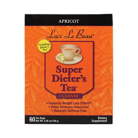 Laci Le Beau Super Dieter's Tea Apricot - 60 Tea Bags