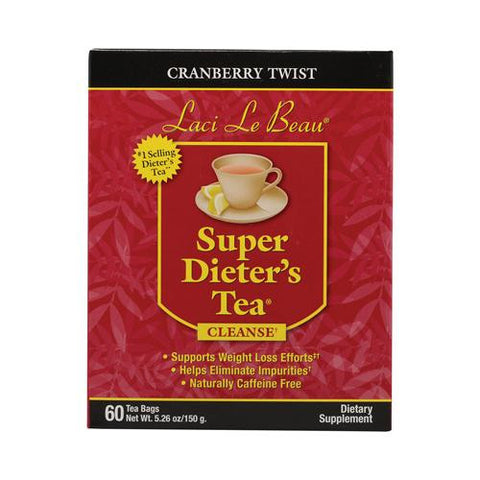 Laci Le Beau Super Dieter's Tea Cranberry Twist - 60 Tea Bags