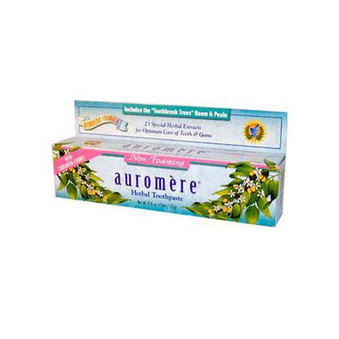 Auromere Herbal Toothpaste Cardamom-fennel - 4.16 Oz - Case Of 12