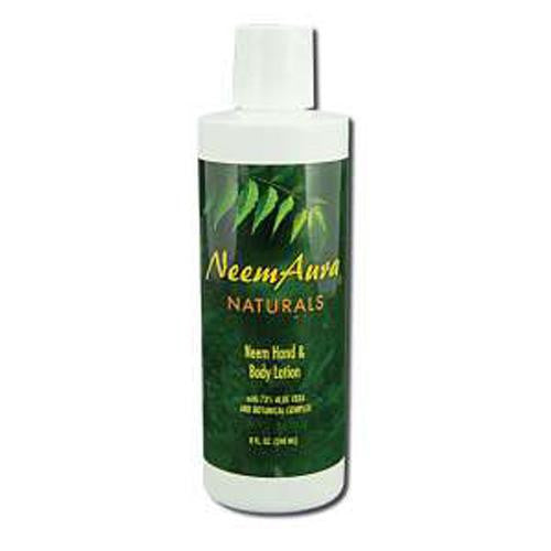 Neem Aura Hand And Body Lotion With Aloe Vera - 8 Fl Oz