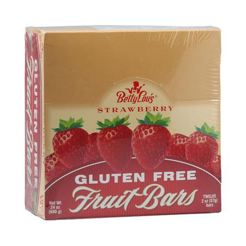 Betty Lou's Fruit Bar - Strawberry - Gluten Free - Case Of 12 - 2 Oz