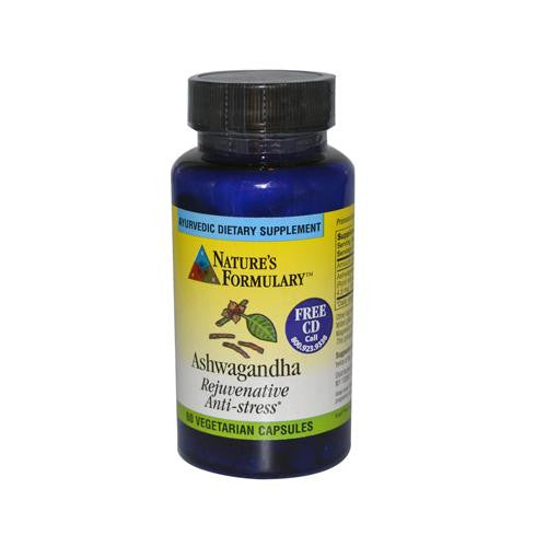 Nature's Formulary Ashwagandha - 60 Vegetarian Capsules