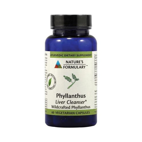 Nature's Formulary Phyllanthus - 60 Vegetarian Capsules