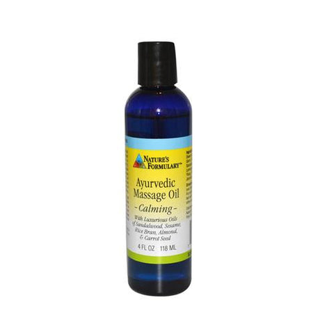 Nature's Formulary Calming Massage Oil - 4 Fl Oz