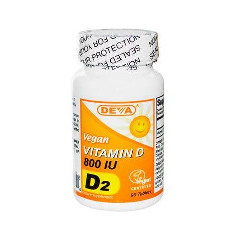 Deva Vegan Vitamin D - 800 Iu - 90 Tablets