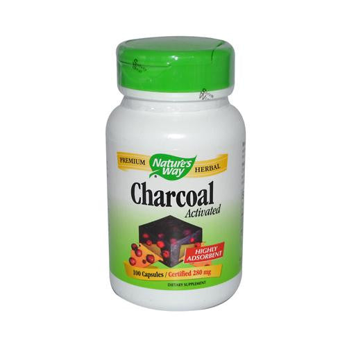 Nature's Way Activated Charcoal - 280 Mg - 100 Caps