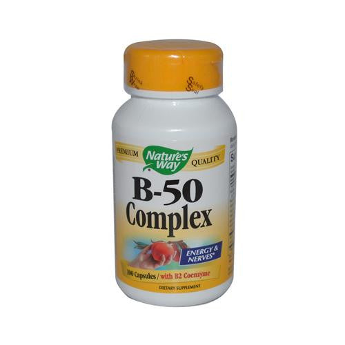 Nature's Way Vitamin B-50 Complex - 100 Capsules