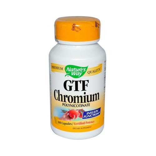 Nature's Way Gtf Chromium Polynicotinate - 100 Capsules