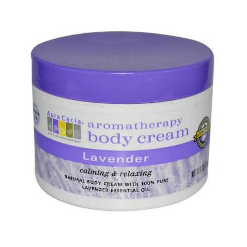 Aura Cacia Body Cream Lavender - 8 Fl Oz