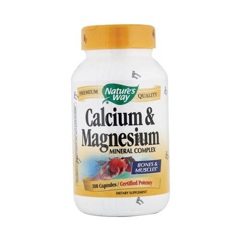 Nature's Way Calcium And Magnesium Mineral Complex - 100 Capsules