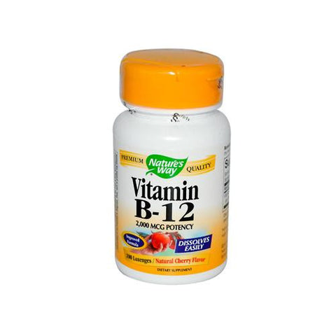 Nature's Way Vitamin B-12 - 2000 Mcg - 100 Lozenges