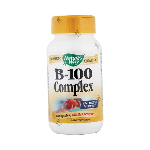 Nature's Way Vitamin B-100 Complex - 60 Capsules