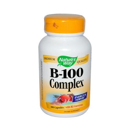 Nature's Way Vitamin B-100 Complex - 100 Capsules