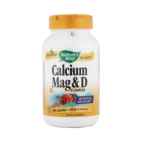 Nature's Way Calcium Mag And D Complex - 100 Capsules