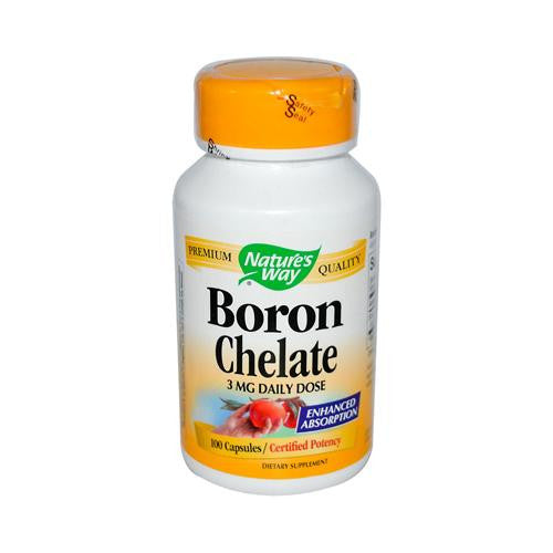 Nature's Way Boron Chelate - 100 Capsules