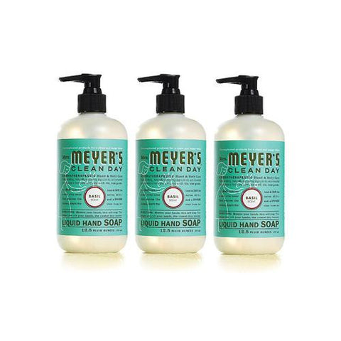 Mrs. Meyer's Liquid Hand Soap - Basil - Case Of 6 - 12.5 Oz